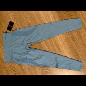 NVGTN Seamless Leggings - Sky Blue - M - NEW